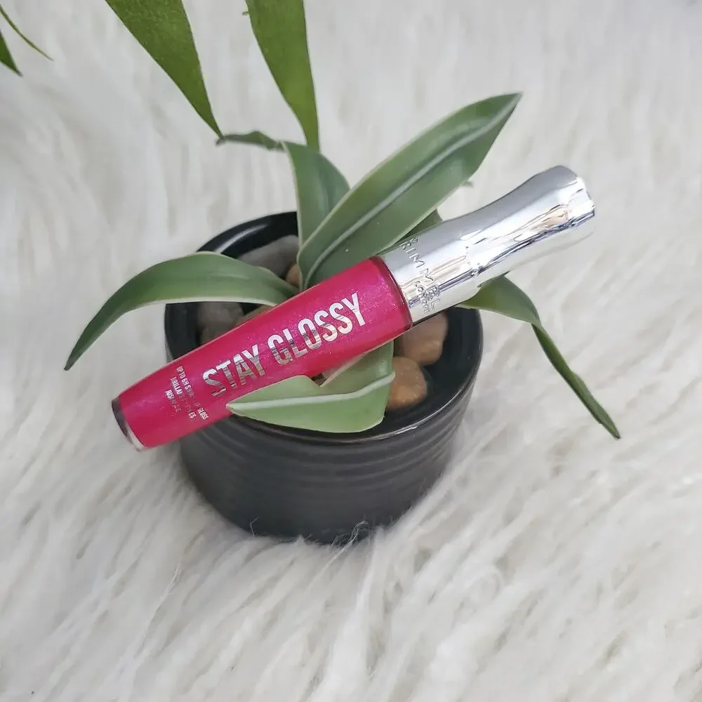 Rimmel London Stay Glossy Lip Gloss Pop Fizz Pink #345
